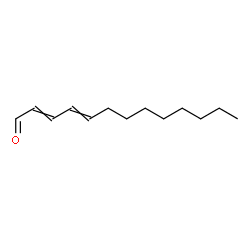 trideca-2,4-dienal structure