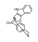 2-[2-(4-nitrophenyl)ethenyl]-4H-furo[3,2-b]indole结构式