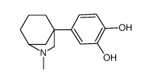 4-(7-methyl-7-azabicyclo[3.2.1]octan-5-yl)benzene-1,2-diol Structure