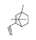 4,7,7-trimethylbicyclo[2.2.1]hept-2-ene-2-carbonitrile结构式