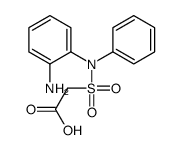 2-[(2-aminophenyl)-phenylsulfamoyl]acetic acid Structure