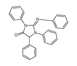 1,3,5-triphenyl-2-phenyliminoimidazolidin-4-one结构式