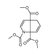 trimethyl 4H-cyclopenta[b]pyrrole-1,3a,6a-tricarboxylate结构式