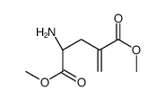 dimethyl (2S)-2-amino-4-methylidenepentanedioate结构式