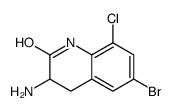 3-amino-6-bromo-8-chloro-3,4-dihydro-1H-quinolin-2-one Structure