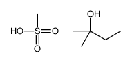 methanesulfonic acid,2-methylbutan-2-ol Structure