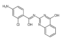 4-amino-2-chloro-N-(4-oxo-1H-quinazolin-2-yl)benzamide结构式