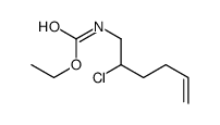 ethyl N-(2-chlorohex-5-enyl)carbamate结构式