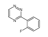 3-(2-fluorophenyl)-1,2,4-triazine结构式