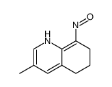 3-methyl-8-nitroso-1,5,6,7-tetrahydroquinoline结构式