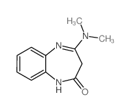 2H-1,5-Benzodiazepin-2-one, 1,3-dihydro-4-(dimethylamino)-结构式