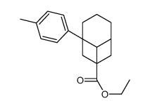 ethyl 5-(4-methylphenyl)bicyclo[3.3.1]nonane-9-carboxylate结构式