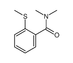 N,N-dimethyl-2-methylsulfanylbenzamide结构式