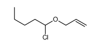 1-chloro-1-prop-2-enoxypentane Structure