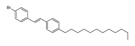 1-bromo-4-[2-(4-dodecylphenyl)ethenyl]benzene Structure