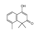 4-Hydroxy-1,1,8-trimethyl-2(1H)-naphthalinon Structure