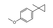 1-methoxy-4-(1-methylcyclopropyl)benzene Structure