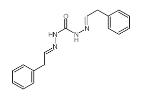 1,3-bis(phenethylideneamino)urea Structure
