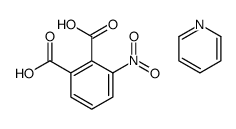 3-nitrophthalic acid, compound with pyridine (1:1) Structure
