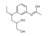 N-[3-[(2,3-Dihydroxypropyl)ethylamino]phenyl]acetamide结构式