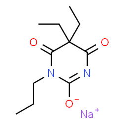 5,5-Diethyl-1-propyl-2-sodiooxy-4,6(1H,5H)-pyrimidinedione picture