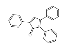 2,3,5-triphenylcyclopenta-2,4-dien-1-one Structure