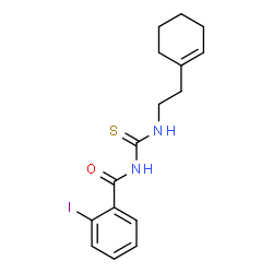 N-({[2-(1-cyclohexen-1-yl)ethyl]amino}carbonothioyl)-2-iodobenzamide picture