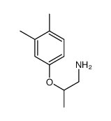 2-(3,4-dimethylphenoxy)propan-1-amine结构式