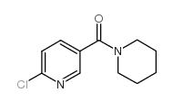 2-chloro-5-(piperidin-1-ylcarbonyl)pyridine structure