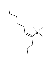 Trimethyl-((Z)-1-propyl-hept-1-enyl)-silane结构式