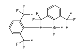 bis[2,6-bis(trifluoromethyl)phenyl]-difluorosilane结构式