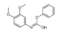 phenyl N-(3,4-dimethoxyphenyl)carbamate结构式