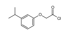 2-(3-propan-2-ylphenoxy)acetyl chloride Structure