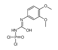 1-dichlorophosphoryl-3-(3,4-dimethoxyphenyl)urea结构式