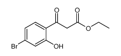 ethyl 3-(4-bromo-2-hydroxyphenyl)-3-oxopropanoate结构式