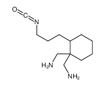 [1-(aminomethyl)-2-(3-isocyanatopropyl)cyclohexyl]methanamine Structure