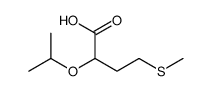 4-methylsulfanyl-2-propan-2-yloxybutanoic acid结构式