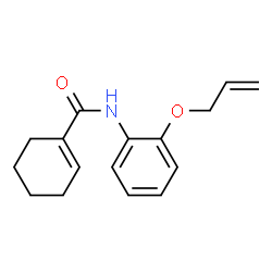 1-Cyclohexene-1-carboxamide,N-[2-(2-propenyloxy)phenyl]-(9CI)结构式