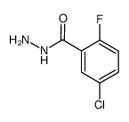 5-chloro-2-fluorobenzohydrazide结构式