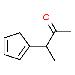 2-Butanone, 3-(1,3-cyclopentadien-1-yl)- (9CI) structure