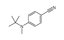 4-[tert-butyl(methyl)amino]benzonitrile结构式