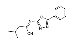 2-(1-Oxo-2-methylpropylamino)-5-phenyl-1,3,4-oxadiazole Structure