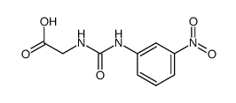 (([(3-NITROPHENYL)AMINO]CARBONYL)AMINO)ACETIC ACID Structure