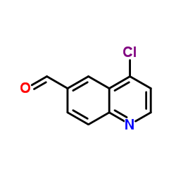4-Chloro-6-quinolinecarbaldehyde structure