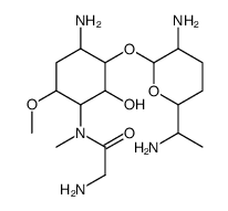 1-Epi-2-deoxyfortimicin A Structure