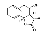 (3S,3aR,4S,6E,10E,11aR)-2,3,3a,4,5,8,9,11a-Octahydro-4-hydroxy-3,6,10-trimethylcyclodeca[b]furan-2-one picture