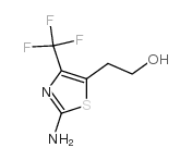 2-[2-AMINO-4-(TRIFLUOROMETHYL)THIAZOL-5-YL]ETHANOL Structure