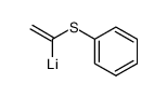 1-(phenylthio)vinyllithium Structure