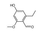 o-Anisaldehyde, 6-ethyl-4-hydroxy- (5CI)结构式