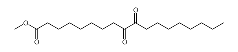 9,10-diketostearic acid methyl ester Structure